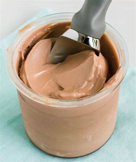 ninja creami light chocolate ice cream